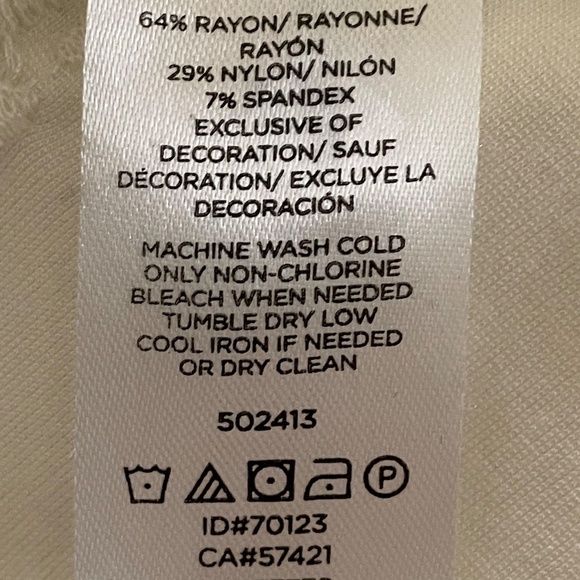 Ann Taylor Eyelet Peplum Top - Picture 6 of 6